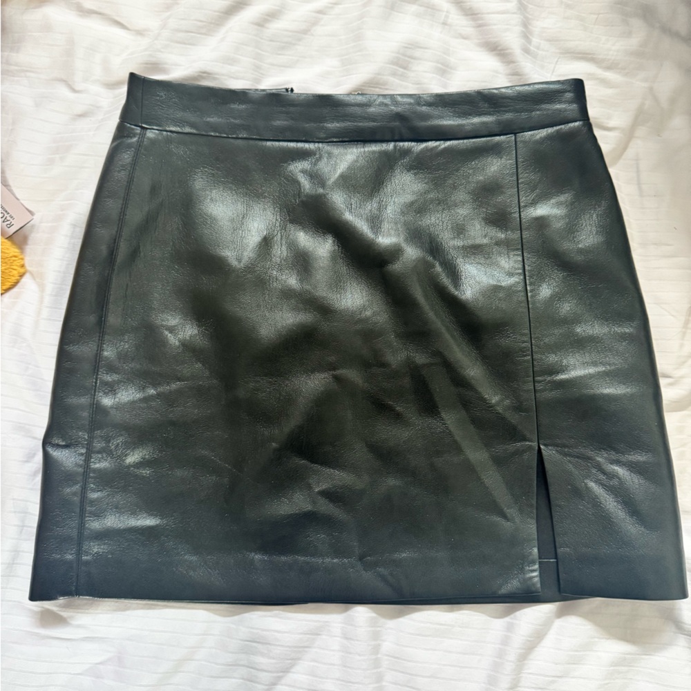 Wilfred Leather Mini Skirt